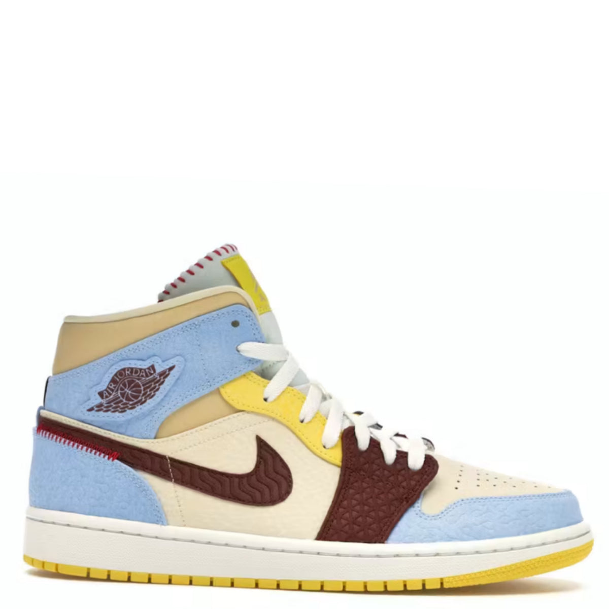 Jordan 1 Mid SE Fearless Maison Chateau Rouge