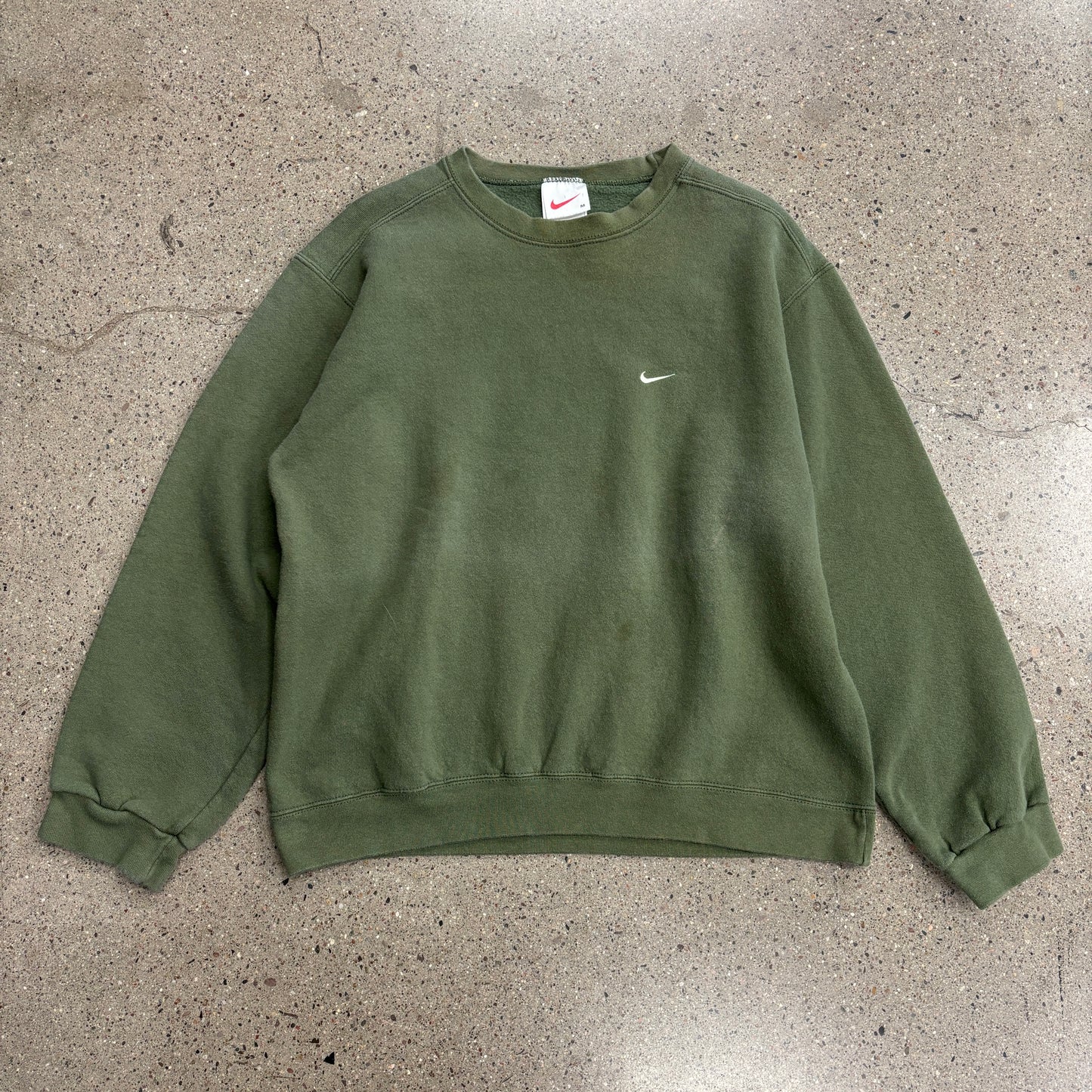Vintage Rerun Nike Crewneck Olive (M)