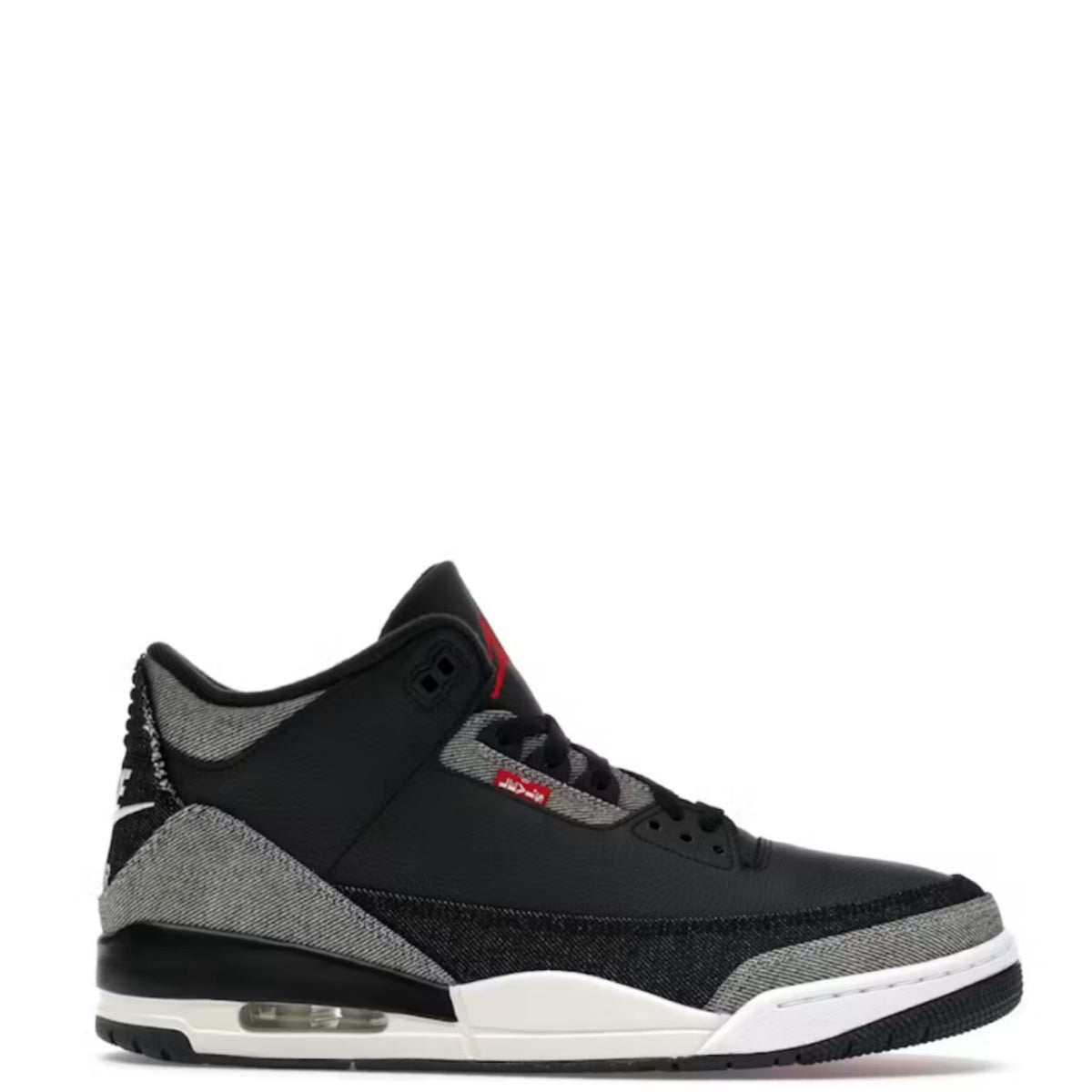 Jordan 3 Levis Black
