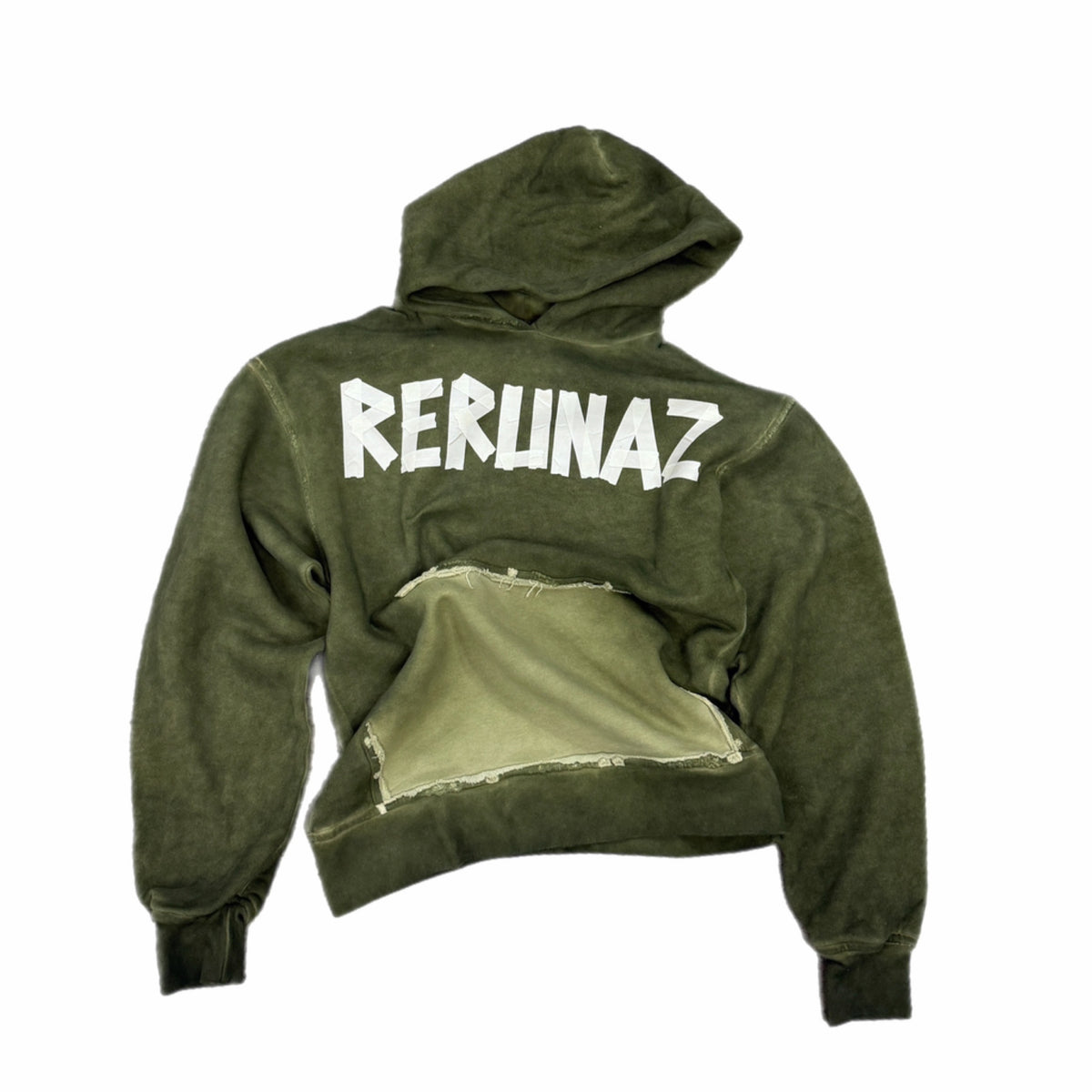 Rerunciaga Hoodie Thrashed Olive