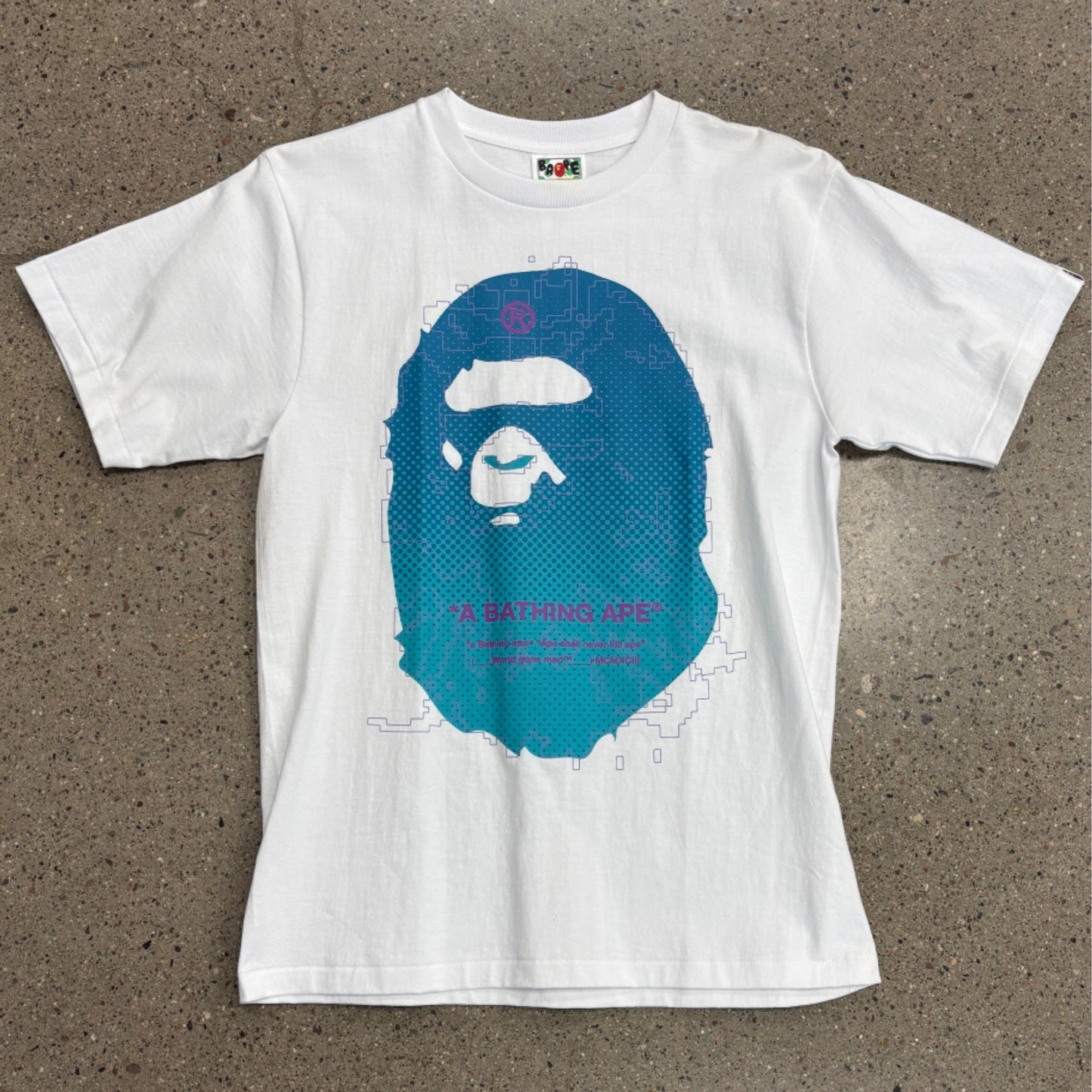 Bape Big Head Digital Mosiac Shirt