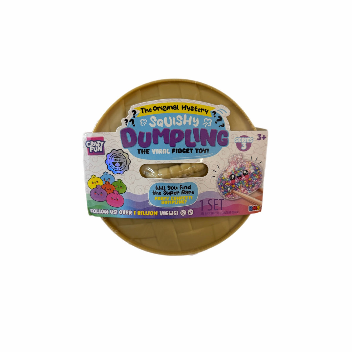 Mystery Dumpling Party Confetti Fidget Toy