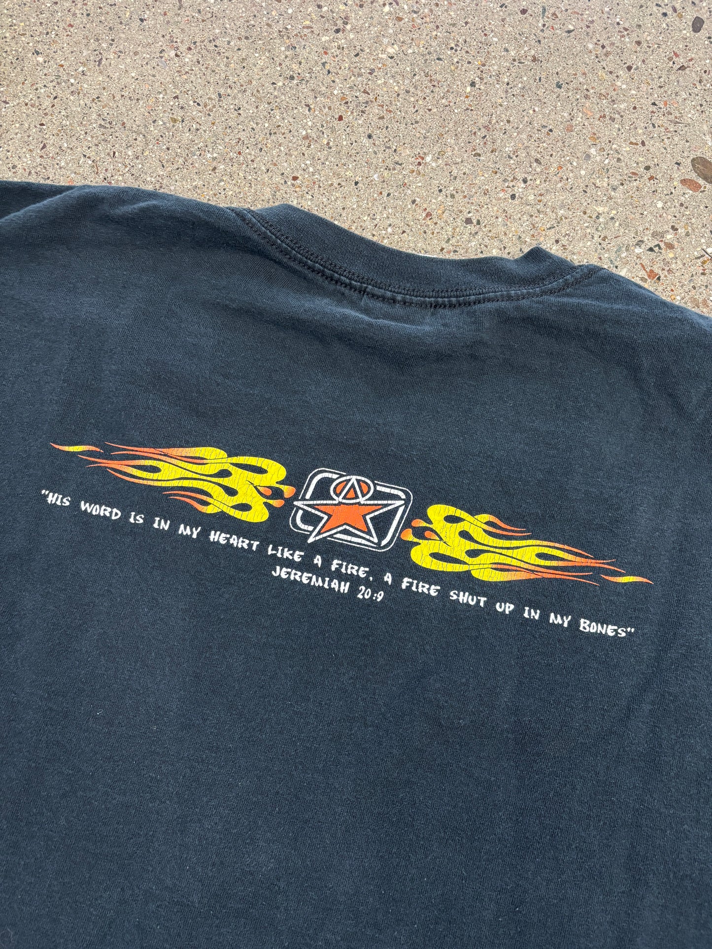 Jeremiah 20:9 Bible Verse Shirt (XL)
