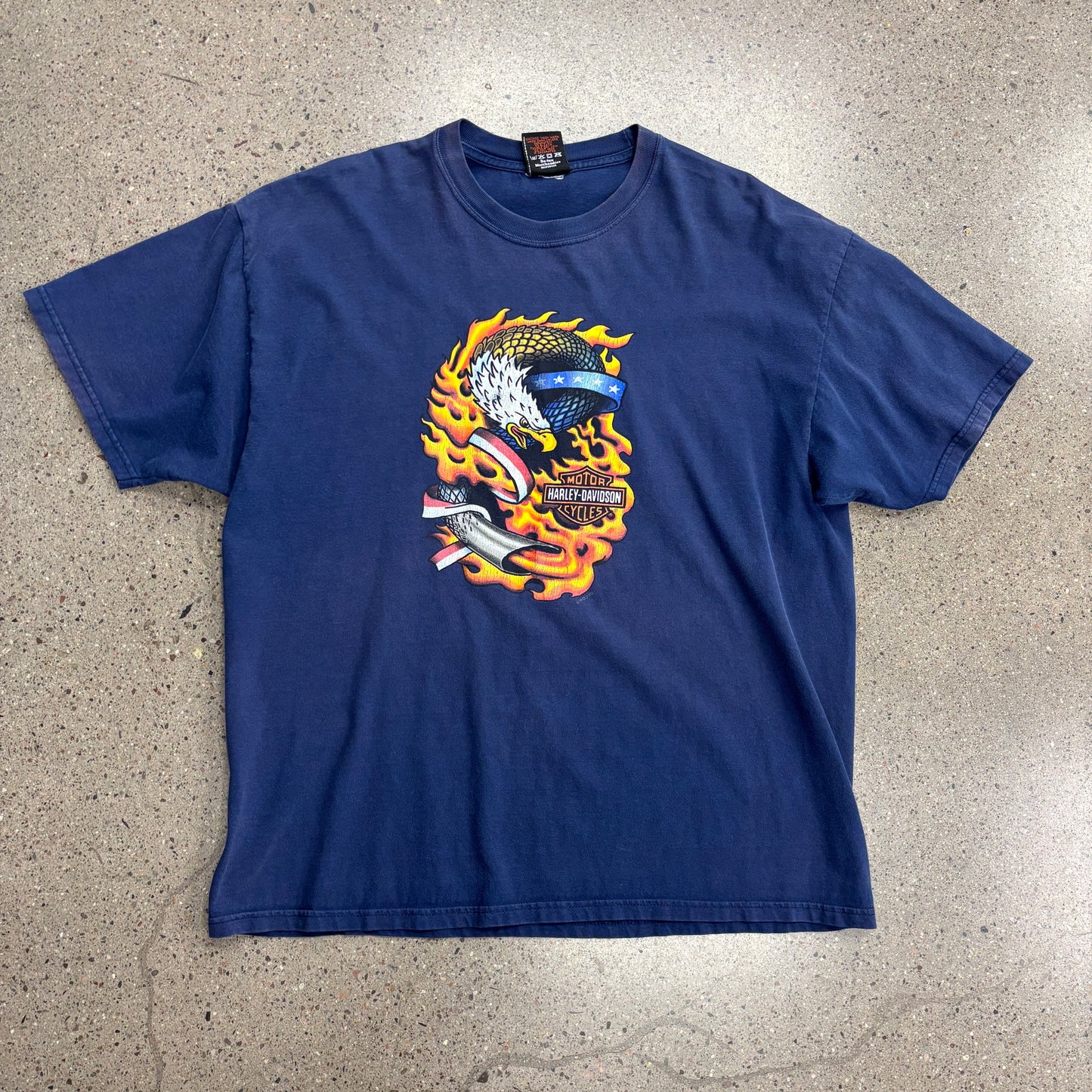 Vintage Harley Flame Shirt (XL)