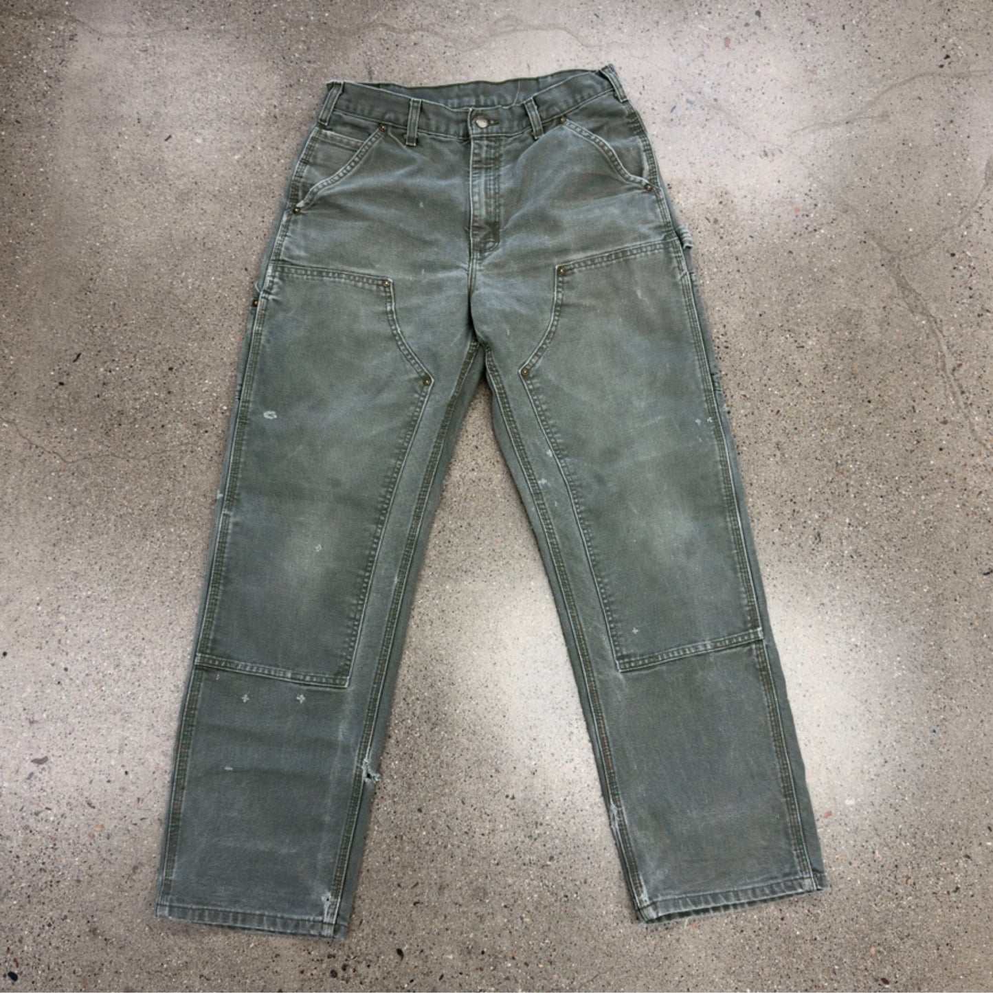 Carhartt Double Knees Olive Green