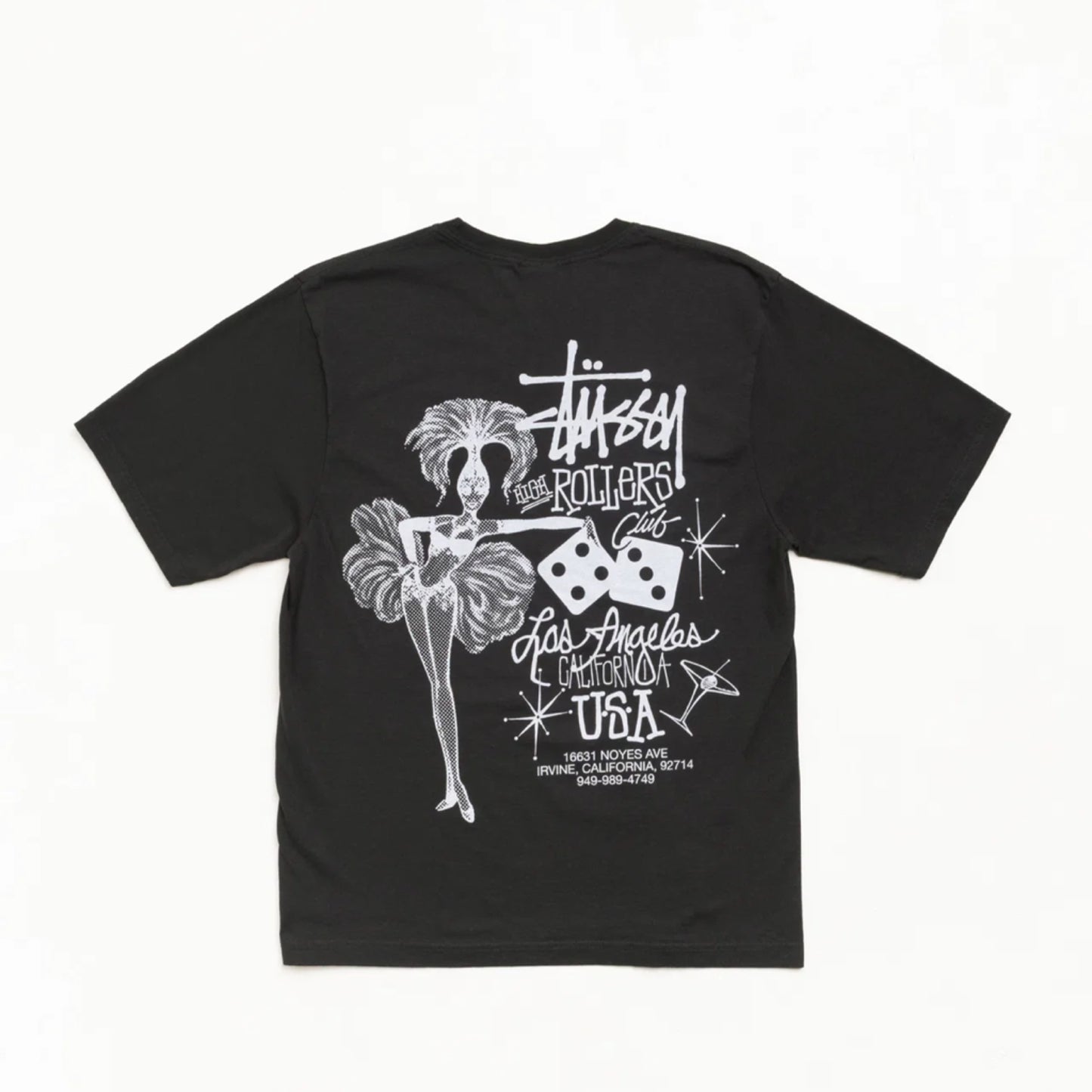 Stussy High Rollers Tee Black