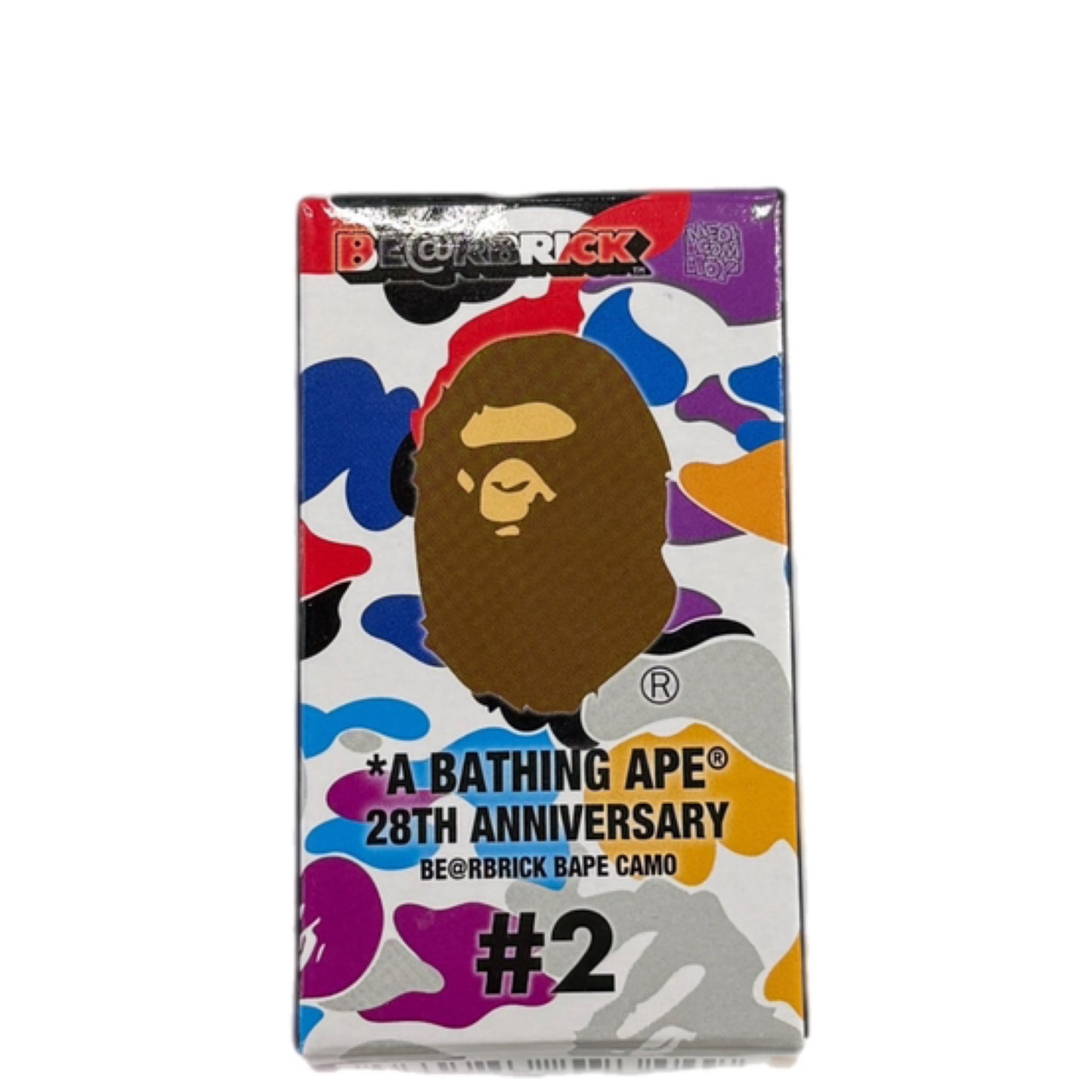 Bearbrick Figure 100% Bape 28th Anniversary