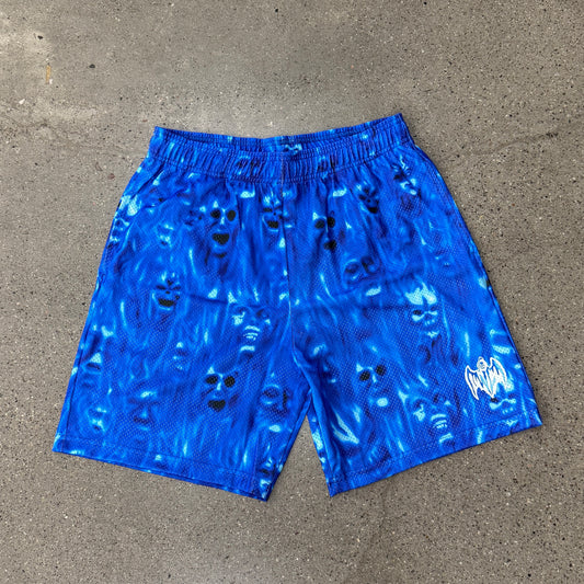 Warren Lotas Wall Of Flesh Shorts Blue