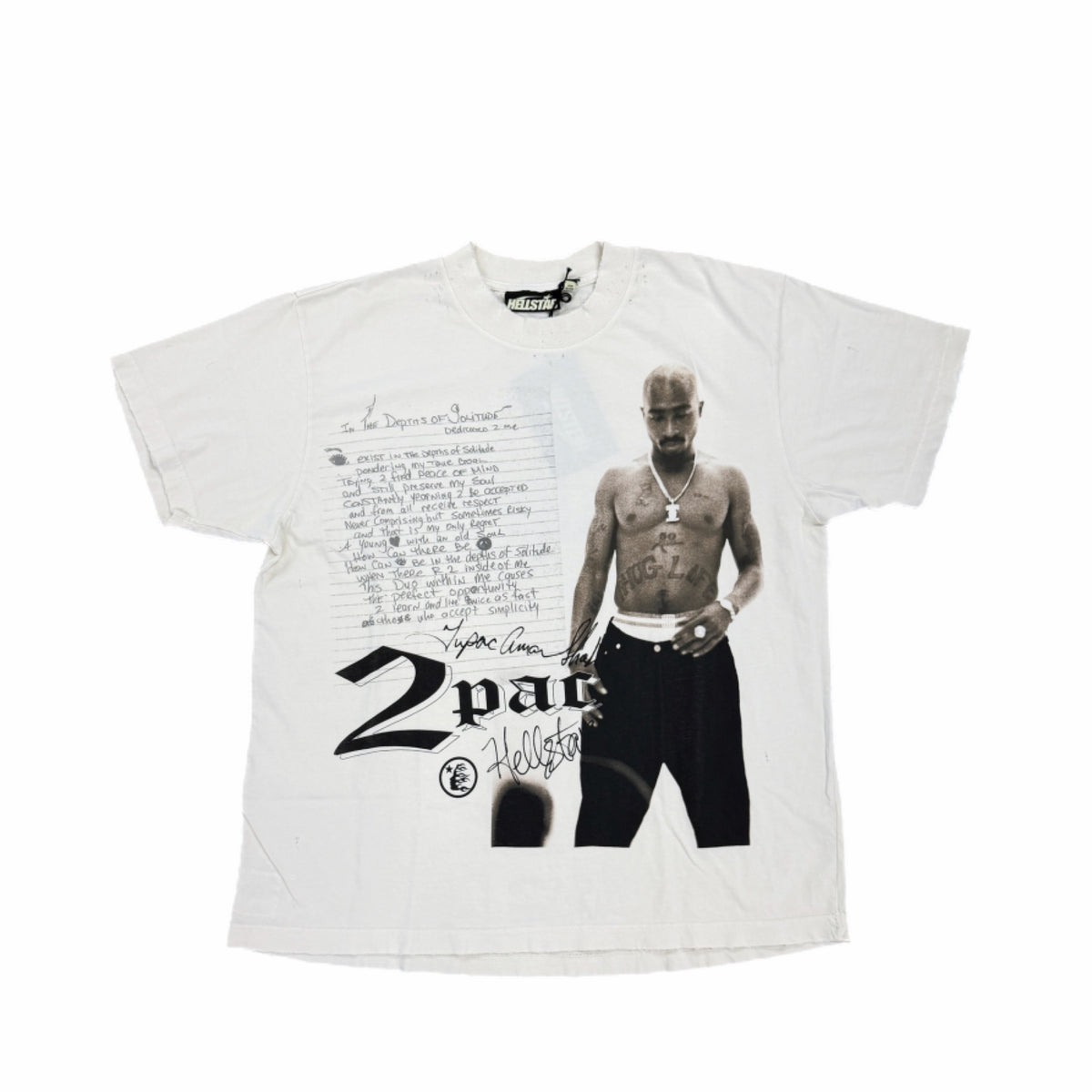 Hellstar 2PAC Cross Poem Tee