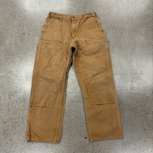 Carhartt Double Knee Pants Dark Tan (34x30)
