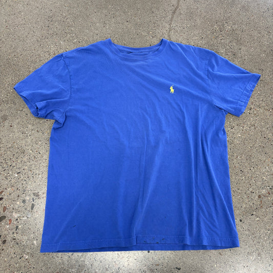 Vintage Polo Pocket Logo Shirt Blue (M)