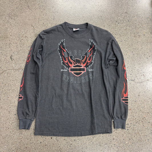 Vintage Rerun Harley Flames LS (M/L)
