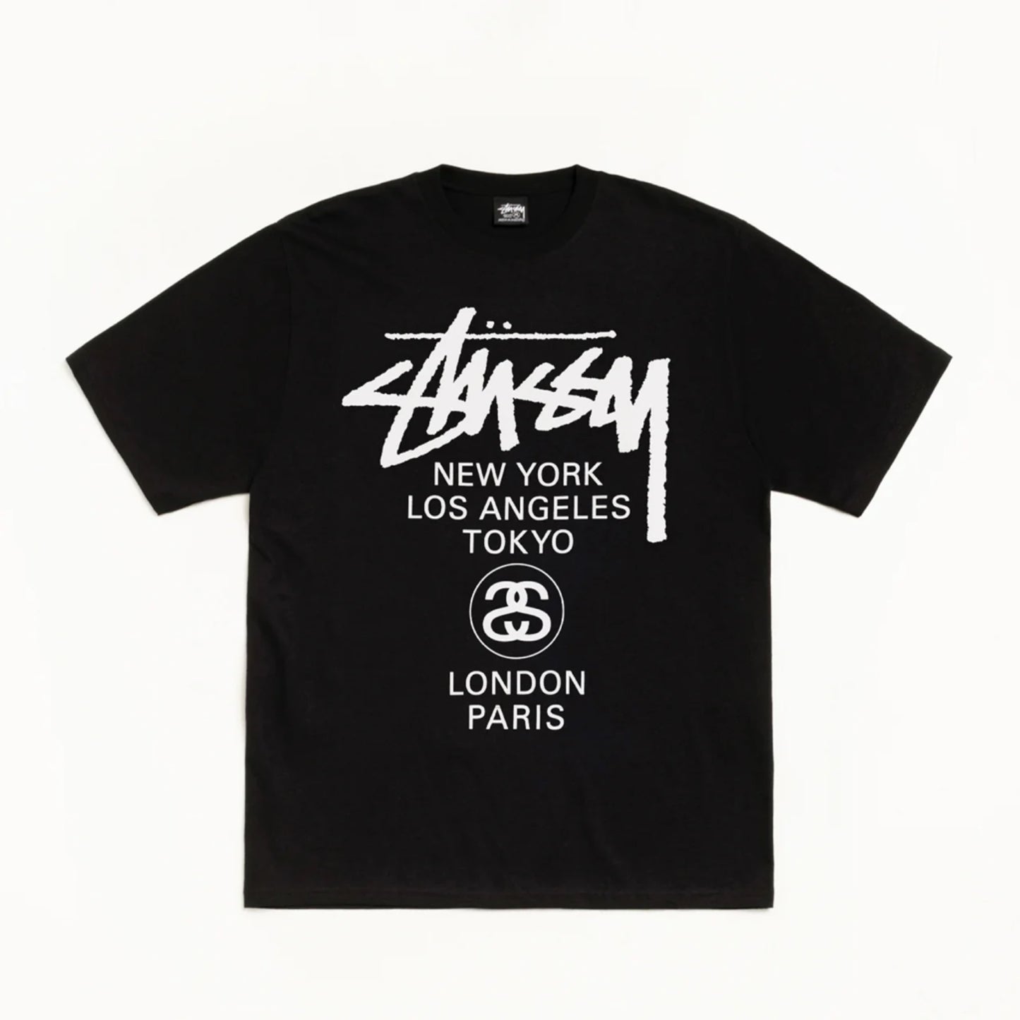 Stussy World Tour Tee (Black)