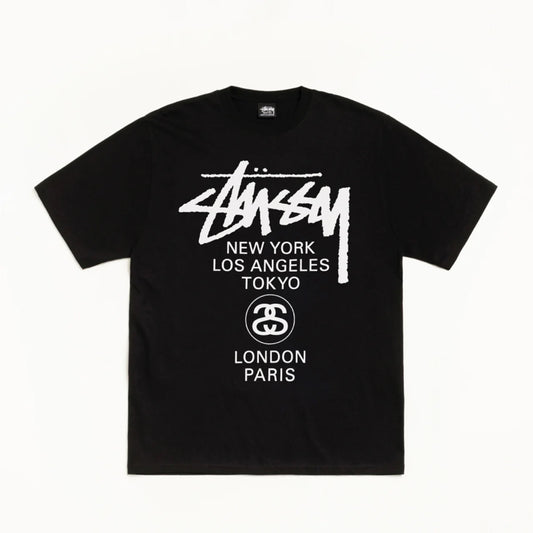Stussy World Tour Tee (Black)