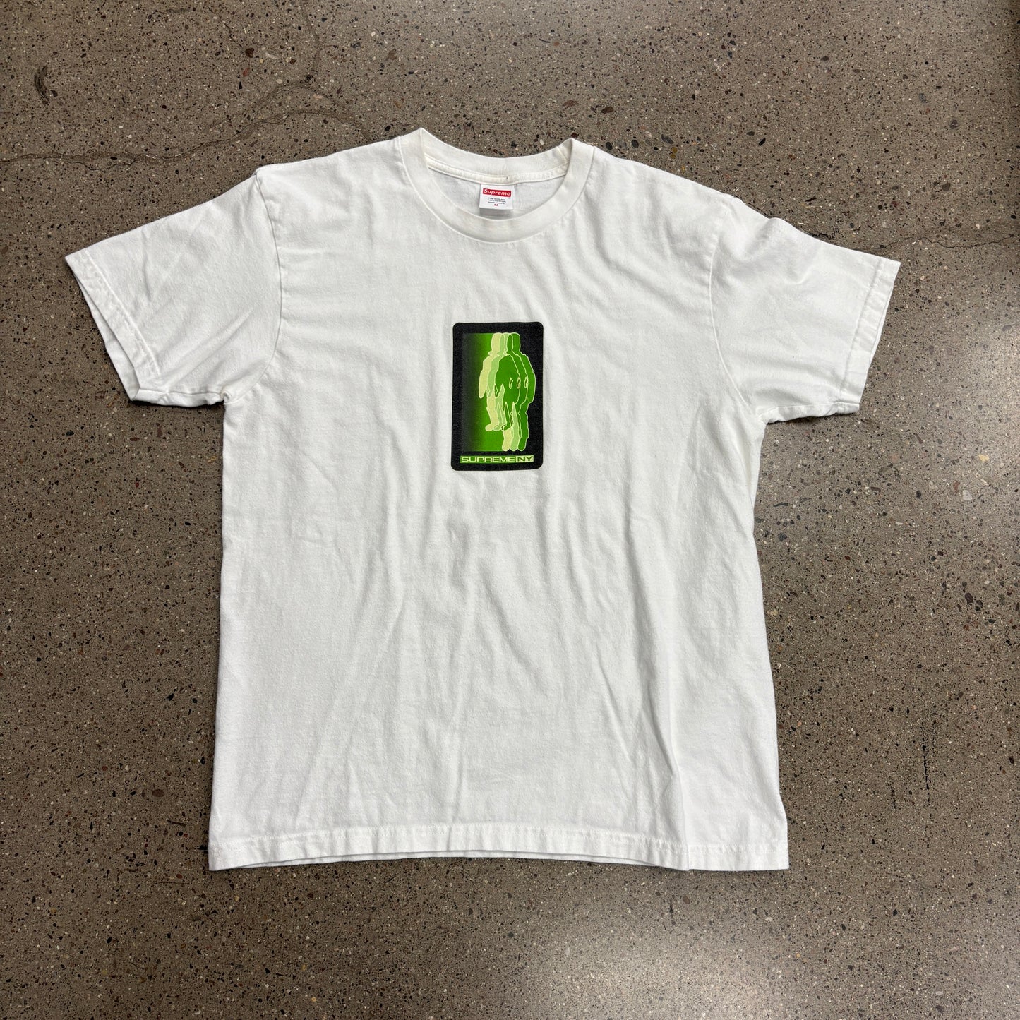 Supreme Shirt White/Green (M)