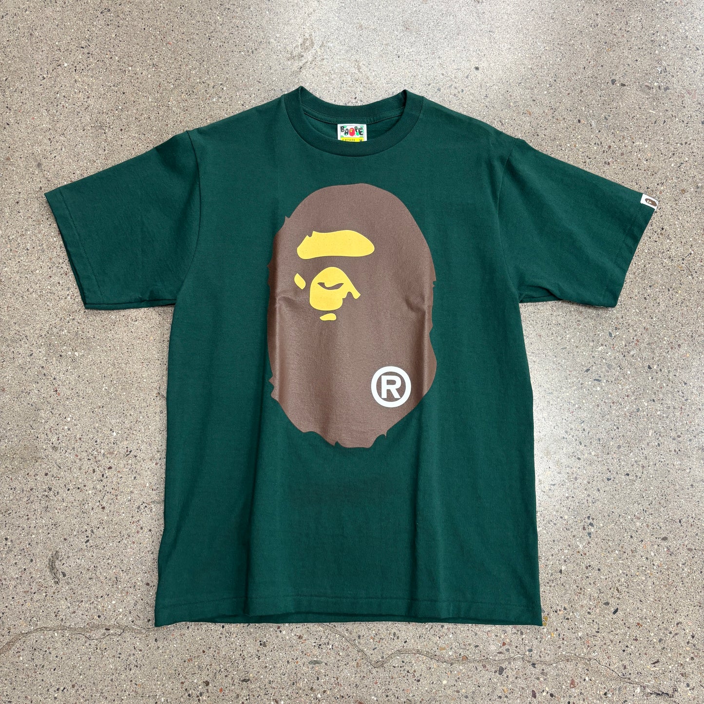 Bape Ape Head Shirt Green