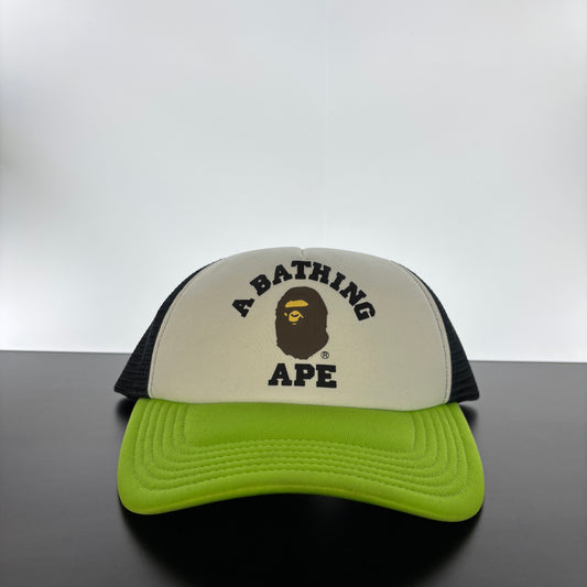 Bape College Logo Trucker Hat