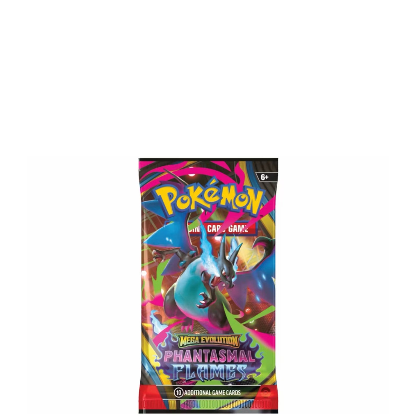 2025 Pokémon Mega Evolution Phantasmal Flames Mega Charizard X Booster Pack