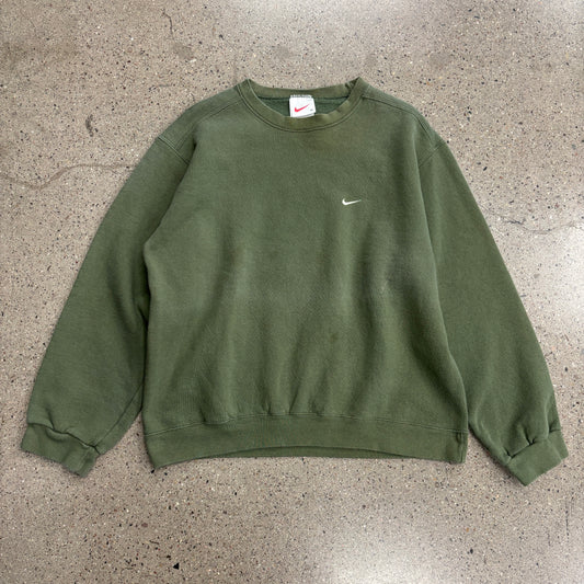 Vintage Nike Crewneck Olive (M)