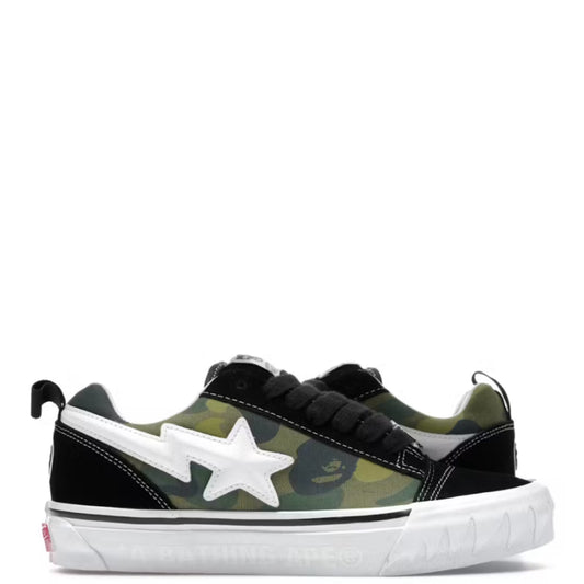 Bape Vans Knu Skool Green Camo