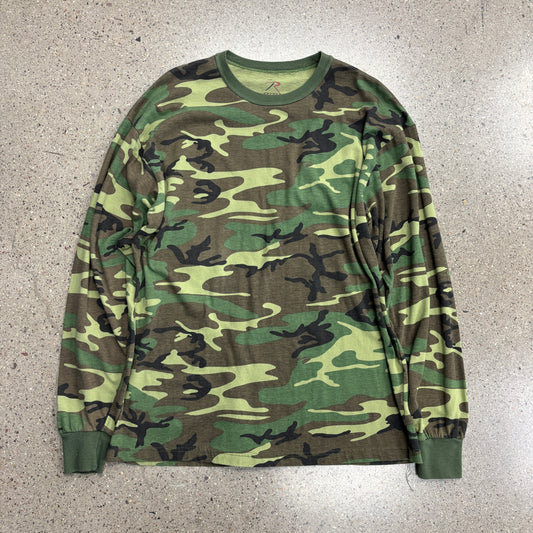 Vintage Woodland Camo Longsleeve (XL)