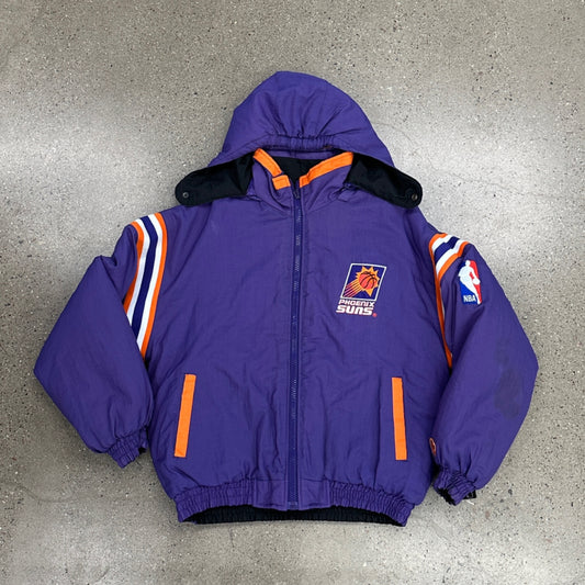 Vintage Phoenix Suns Puffer Jacket (Reversible)