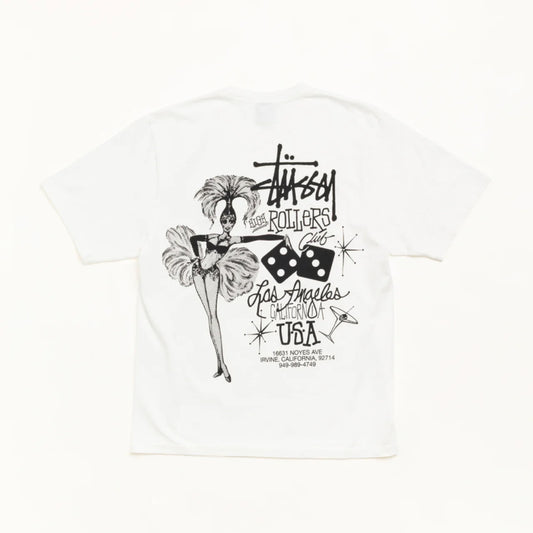 Stussy High Rollers Tee White
