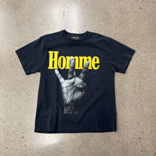 Homme Femme Westside Shirt Black Gold