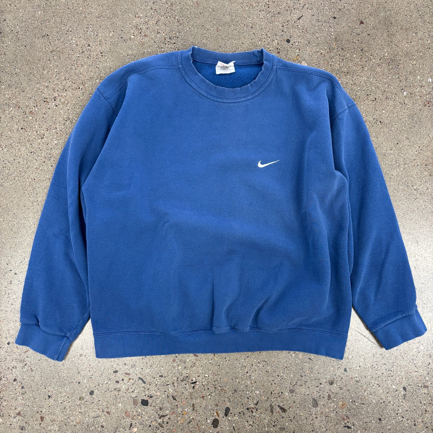 Vintage Rerun Nike Crewneck Blue (XL)
