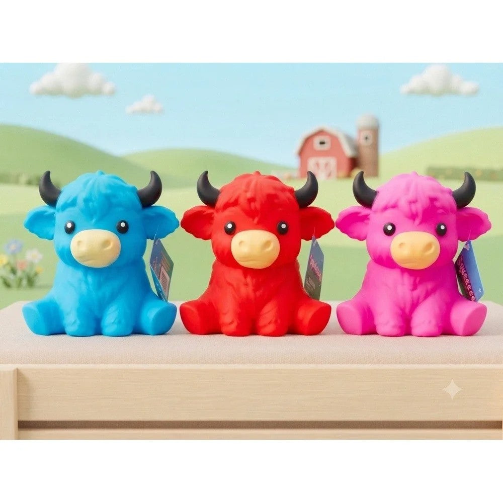 Sunny Days Squeezy Cow Fidget Toy