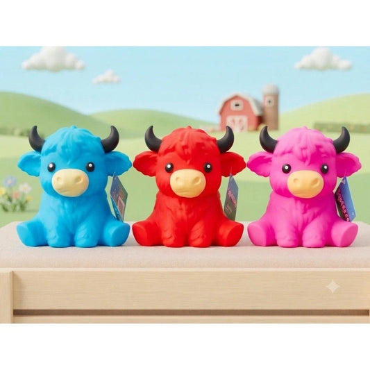 Sunny Days Squeezy Cow Fidget Toy