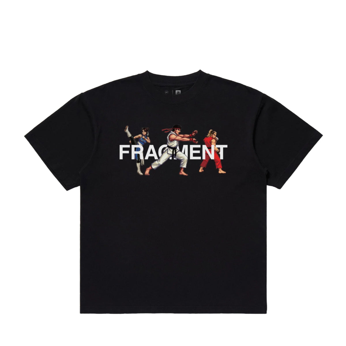 Fragment X Street Fighter Character Black Tee