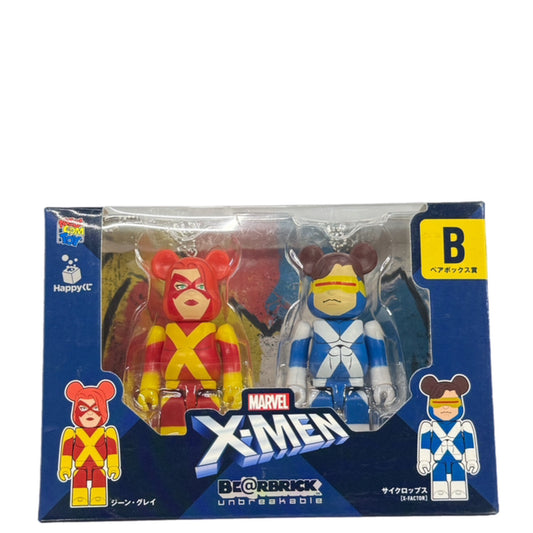 Bearbrick Figure 100% X-Men Cyclops & Marvel Girl