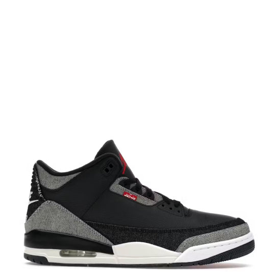 Jordan 3 Levis Black