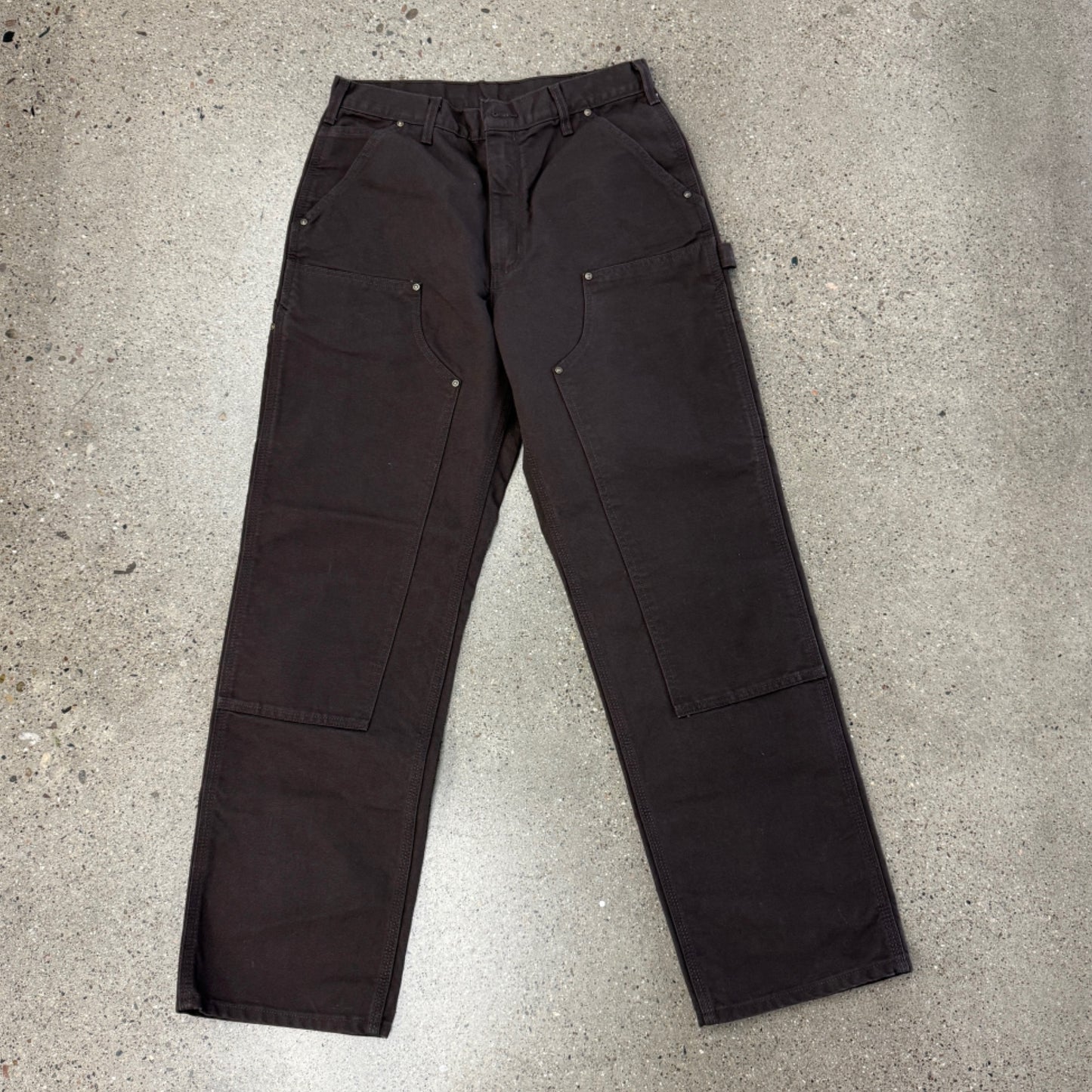 Carhartt Double Knees Dark Brown