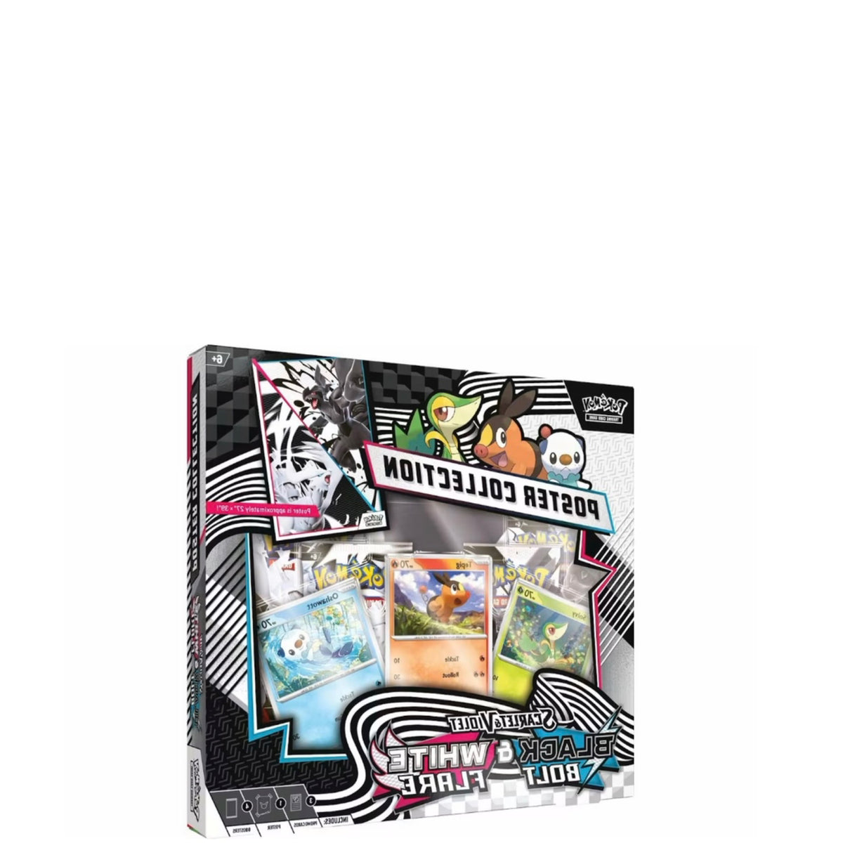 Pokémon Scarlet & Violet Black Bolt/White Flare Poster Collection Box