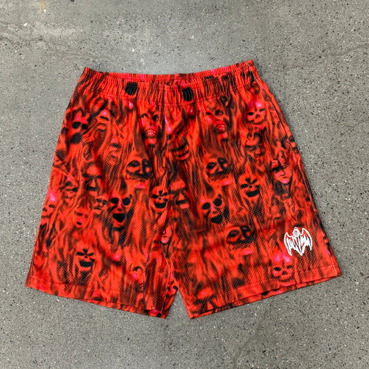 Warren Lotas Wall Of Flesh Shorts Red