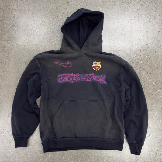Travis Scott x Nike x FC Barcelona Spray Logo Hoodie