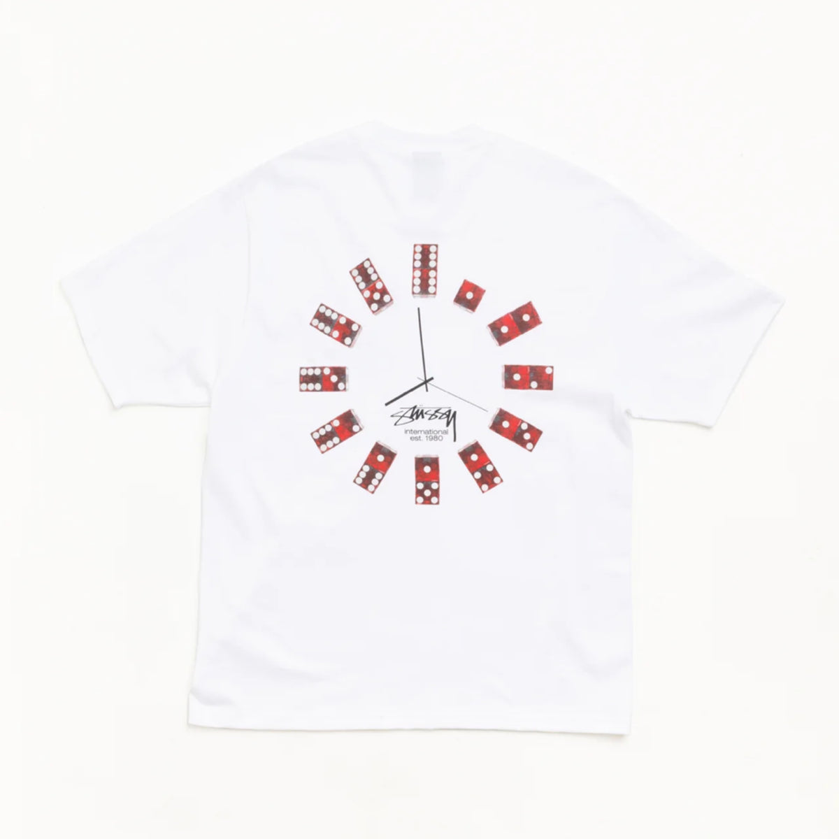 Stussy Dice Clock Tee White