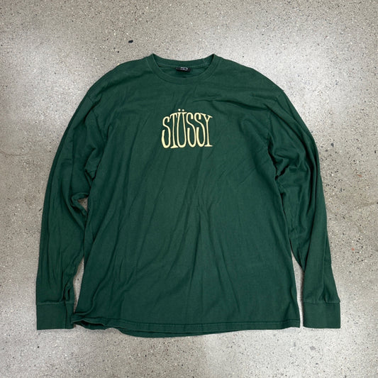 Stussy Long Sleeve Green in Scottsdale, AZ | Streetwear Style