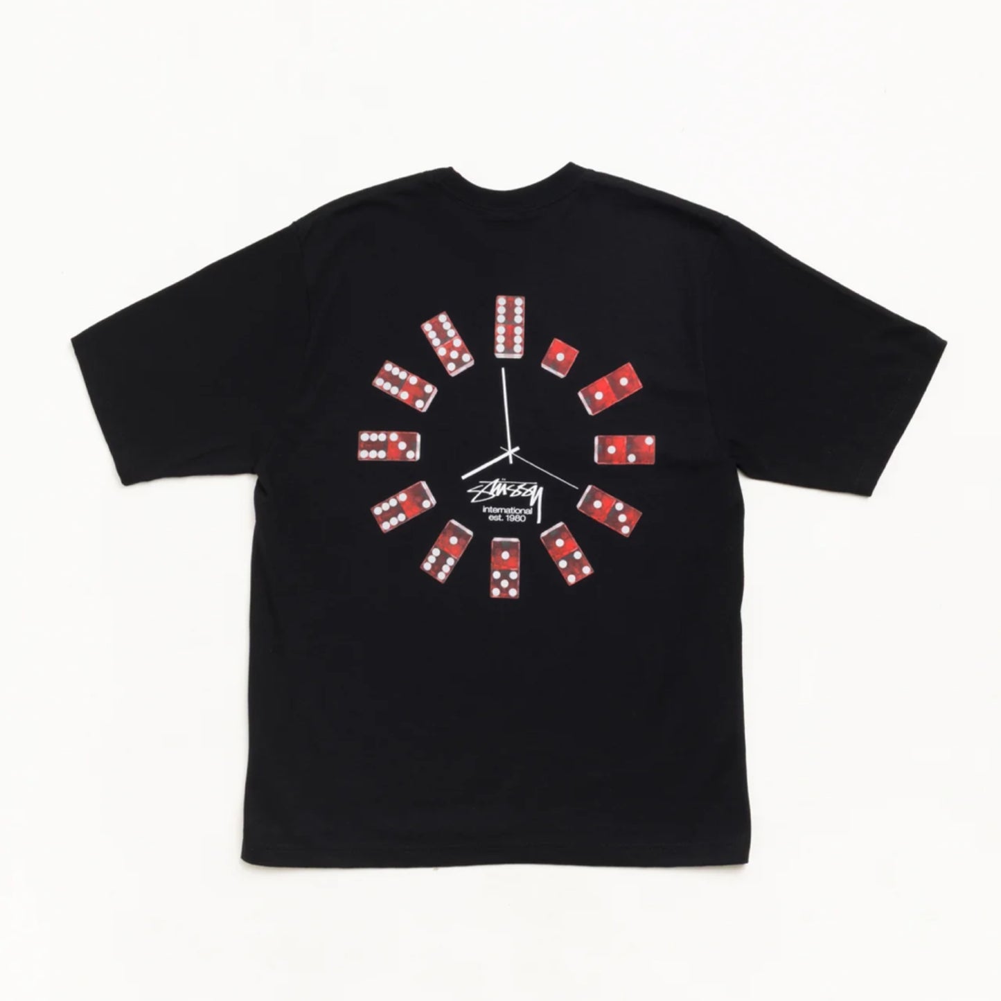 Stussy Dice Clock Tee Black