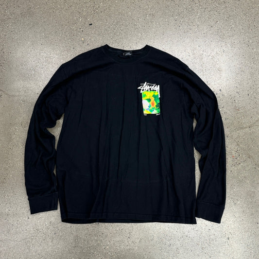 Stussy Long Sleeve Black in Scottsdale, AZ | Streetwear Top