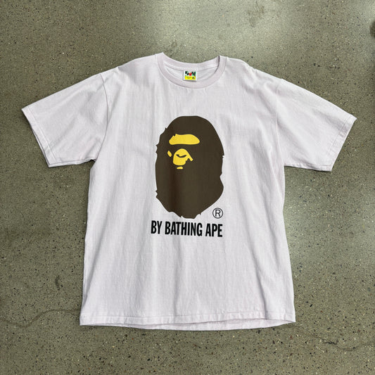 Bape Ape Head Shirt Light Purple