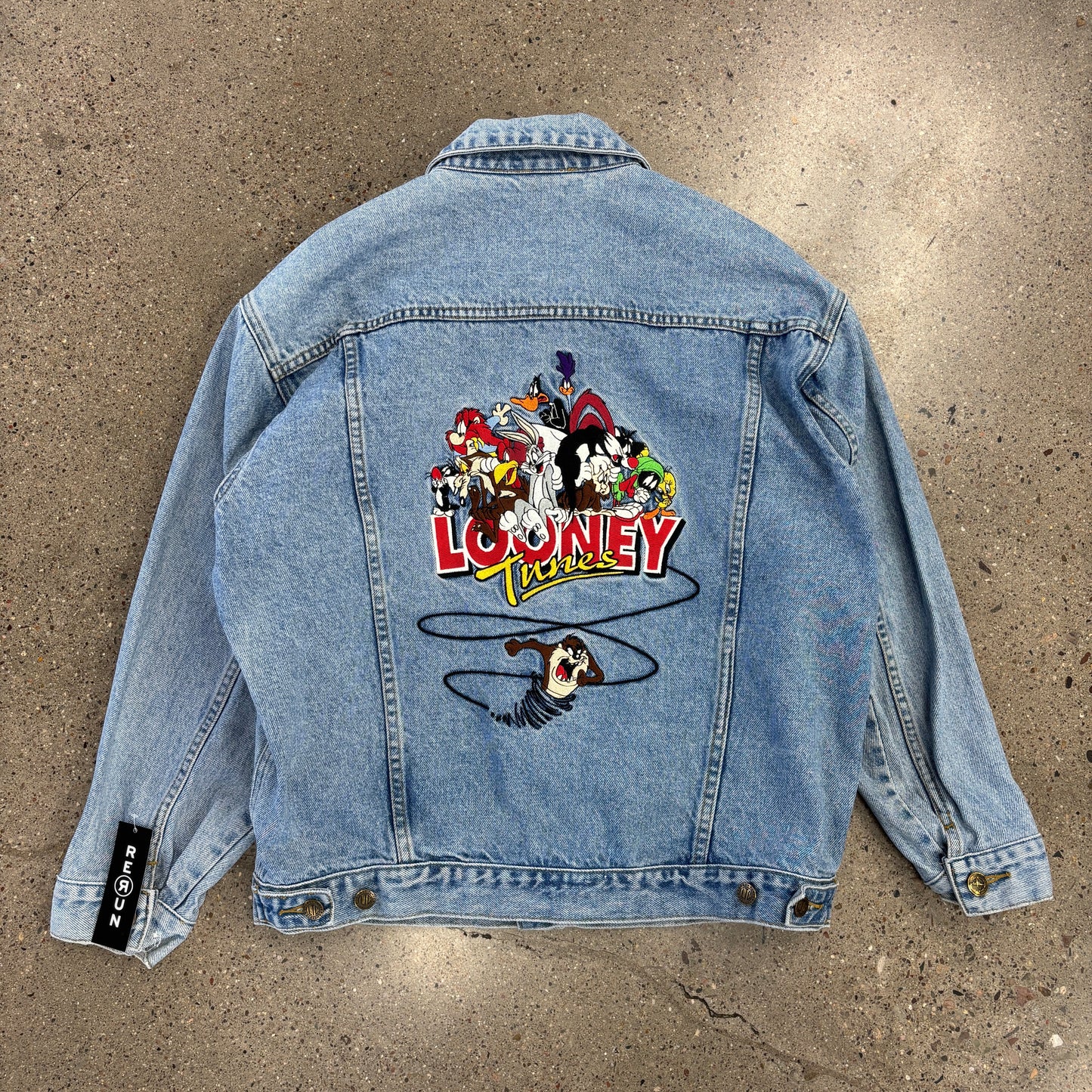 Vintage Looney Tunes Denim Jacket (M)
