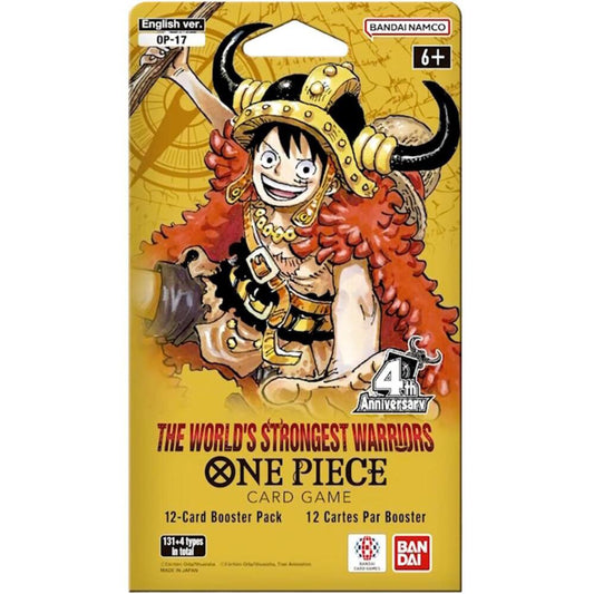 One Piece Sleeved Booster Pack - The World's Strongest Warriors