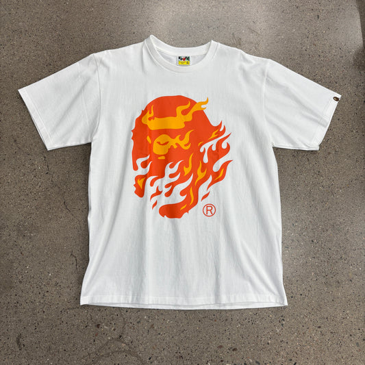 Bape Flame Ape Head Shirt
