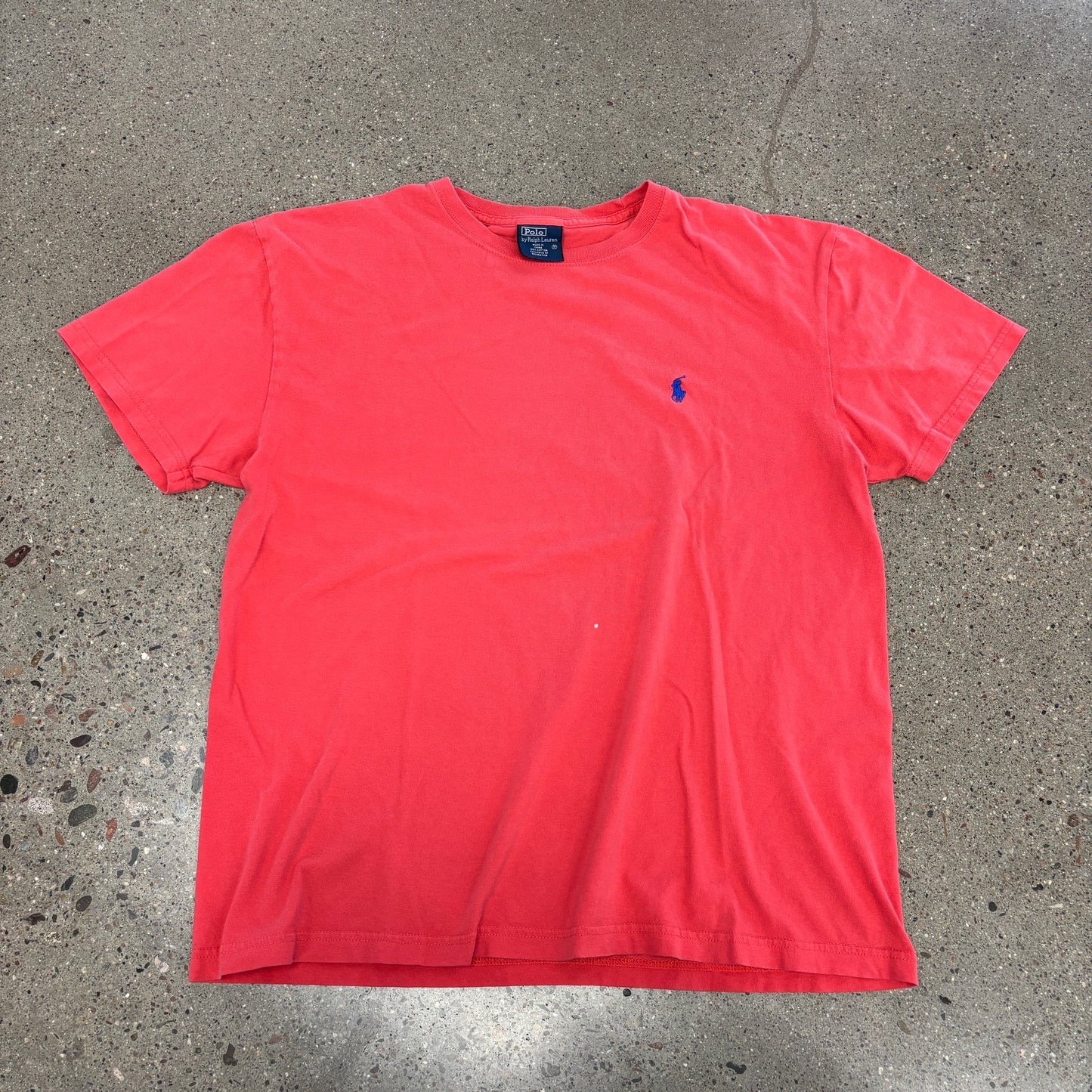 Vintage Polo Pocket Logo Shirt Red (M)