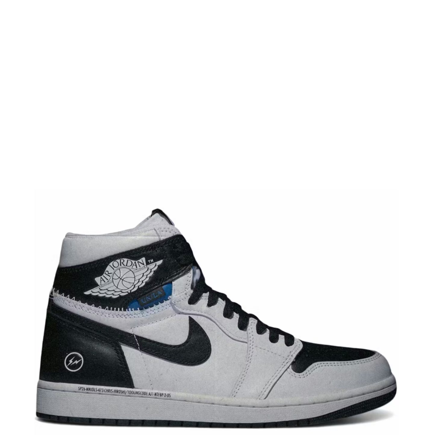 Jordan 1 High Fragment x Union LA White Black
