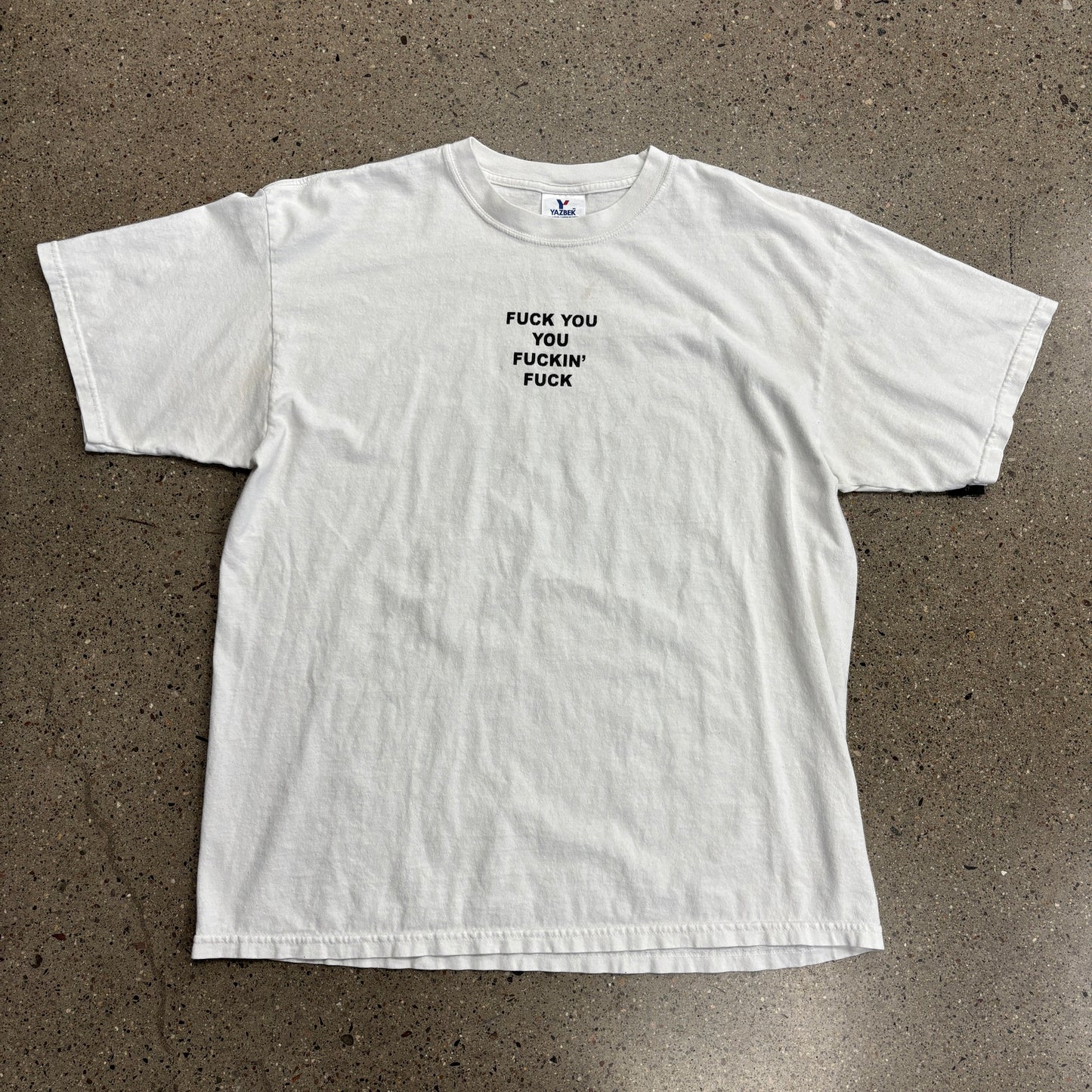 Vintage F You Shirt (XL)