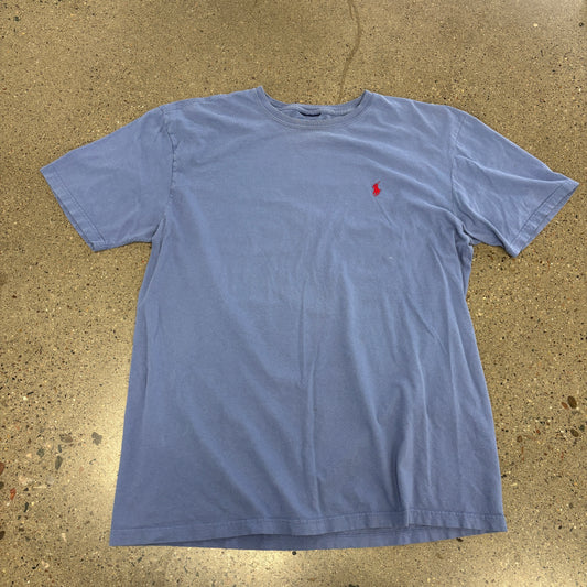 Vintago Polo Pocket Logo Shirt Light Blue (L)